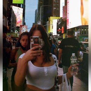 🤍WHITE CROP TOP🤍